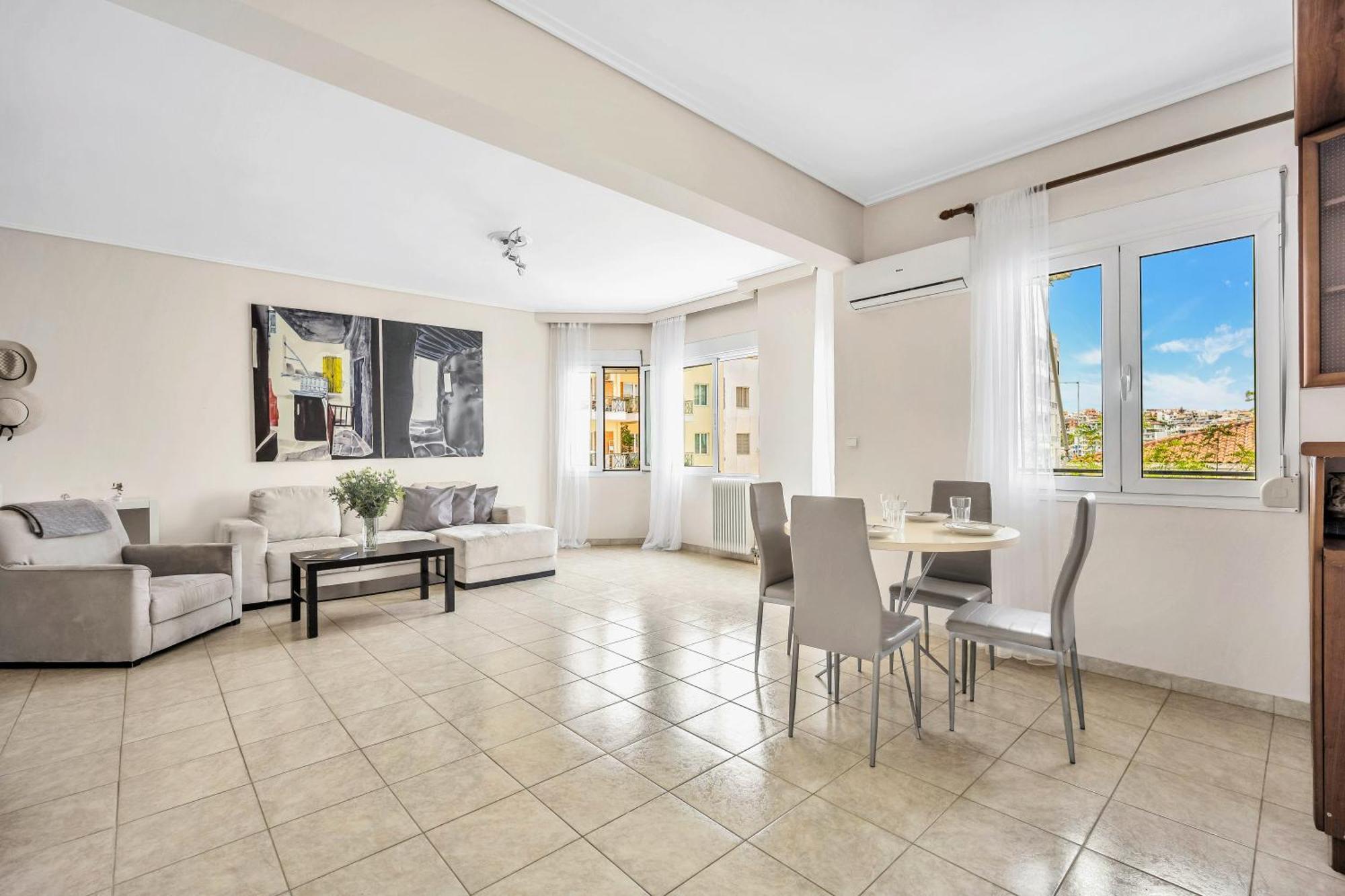 Fabulous Central Apartment Close To The Sea! Chalkís المظهر الخارجي الصورة
